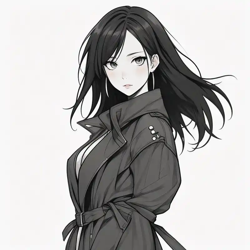 黑白头像女,冷酷又霸气90