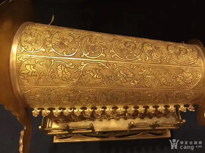 铜鎏金棺材 升官发财