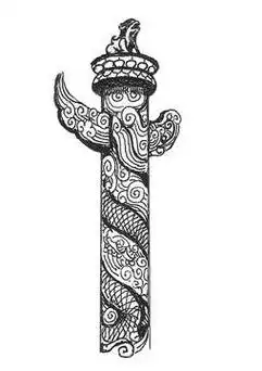 华表简笔画图片 华表的简笔画画法