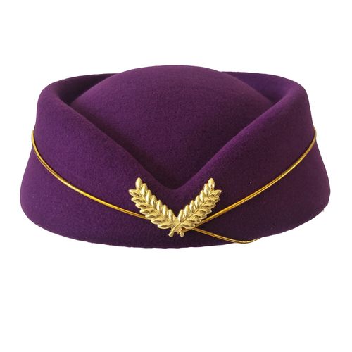 毛尼女士空姐帽舞台 表演出帽 酒店前台礼仪帽鼓乐队帽子