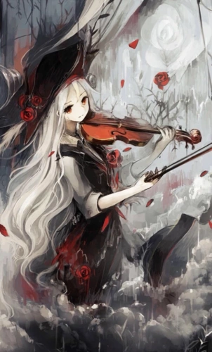 动漫二次元暗黑系美少女壁纸其实所有东西破碎都无法弥补