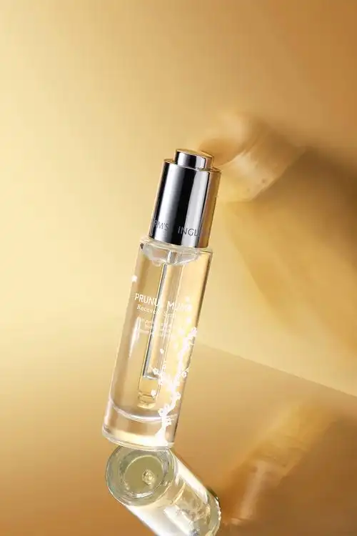 化妆品拍摄修图白梅花肌底净澈赋颜蜜