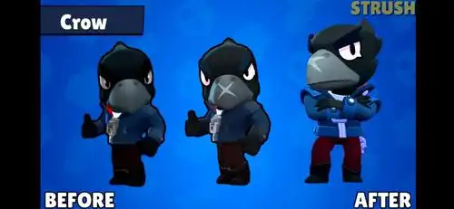 荒野乱斗原版英雄造型能有多丑达里尔像蘑菇公牛违和感拉满