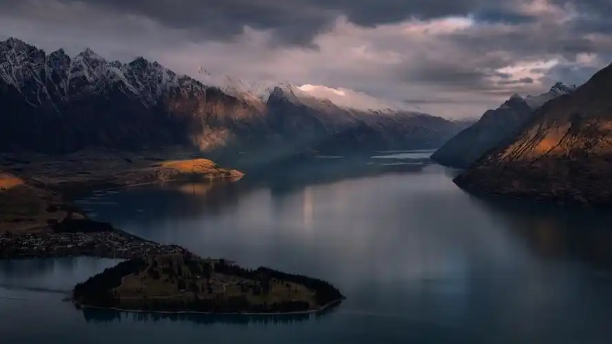 新西兰皇后镇风景摄影高清宽屏桌面壁纸高清大图预览1920x1080_风景