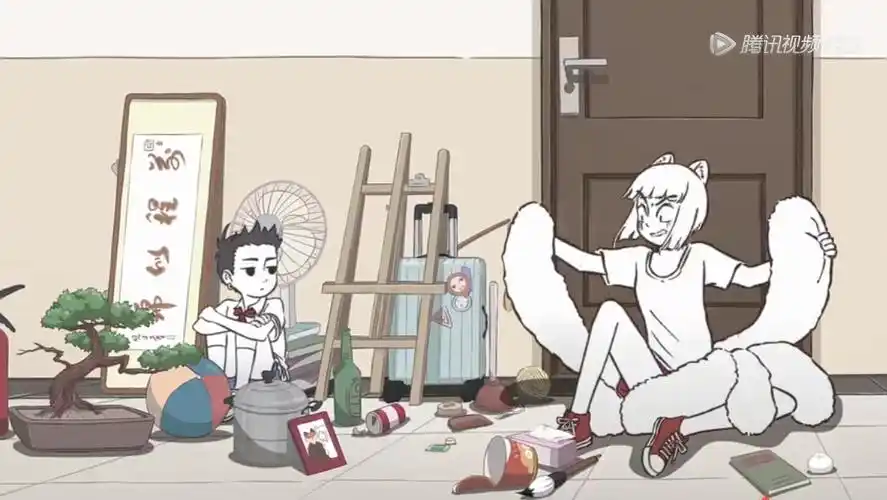 非人哉九月的尾巴很神奇虽然很麻烦但是可以藏不少东西