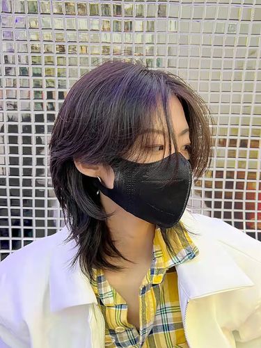 狼尾假发男真发木村拓哉同款表演假发男舞台道具长发帅气狼尾鲻鱼头