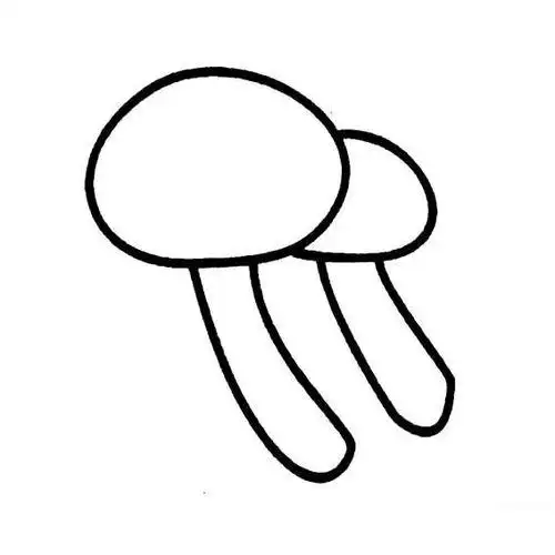 香菇简笔画香菇简笔画彩色