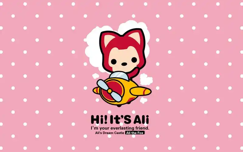 阿狸,飞机,云朵,简约阿狸壁纸图片