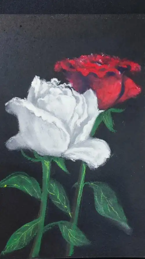 画画原来如此简单#一看就会系列——油画棒绘画