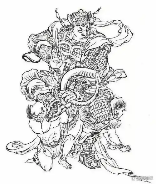 四大天王:又称护世四天王,是佛教的护法天神,俗称"四大金刚".