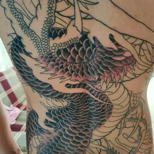 满背龙_纹身吧社区 - 纹身大咖