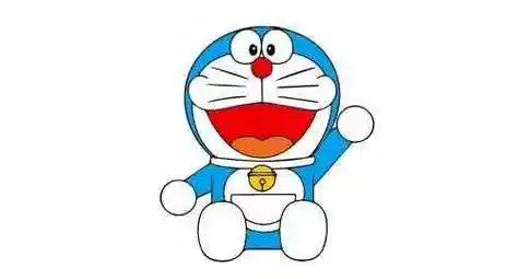 带颜色彩色哆啦a梦简笔画怎么画 可爱呆萌哆啦a梦简笔画步骤教学