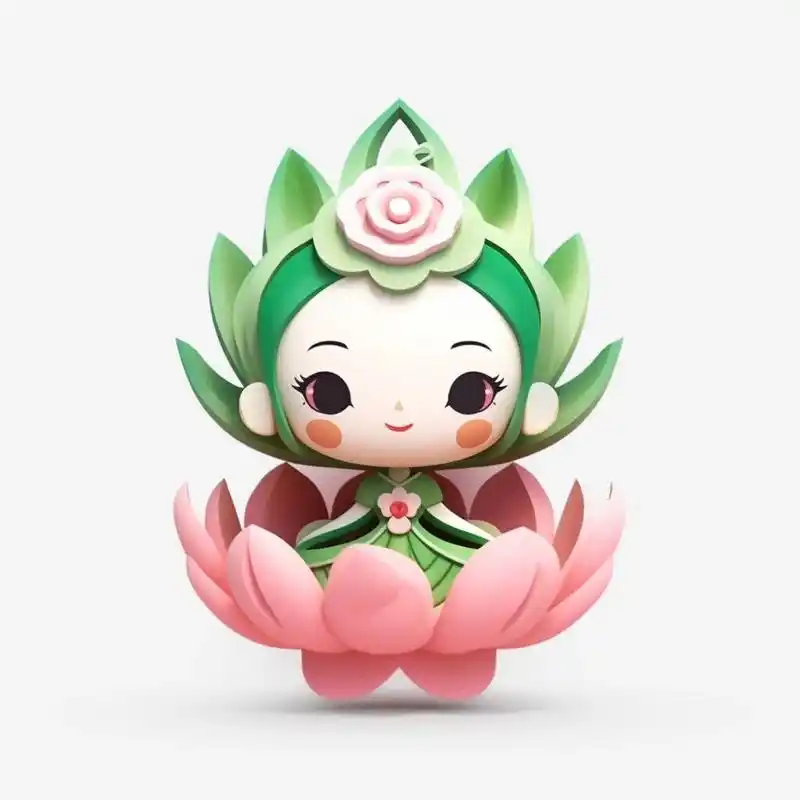 水中精灵:荷花娃娃吉祥物