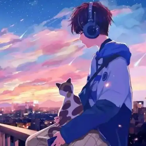 网易云伤感头像男