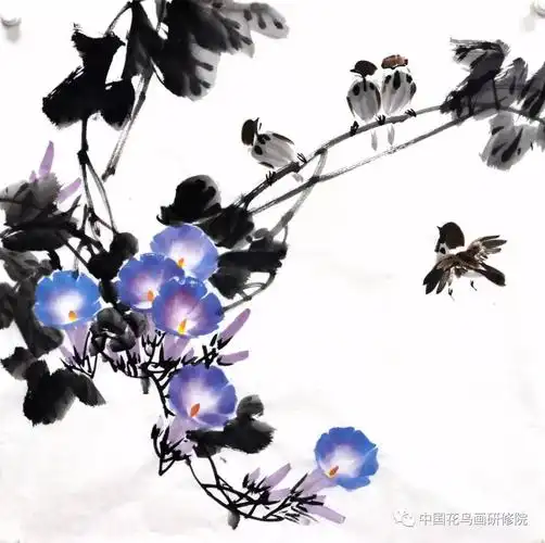 中国花鸟画研修院"仁美大学堂"--徐湛教授花鸟画艺术精英班第四周