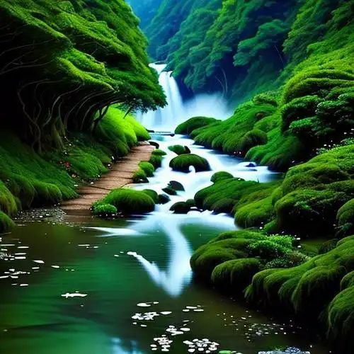 风景书法头像|大自然的诗篇