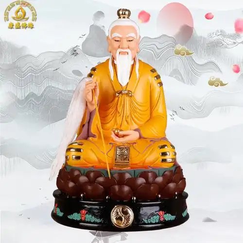 太上老君神像供奉三清祖师师爷道教人物手工摆件