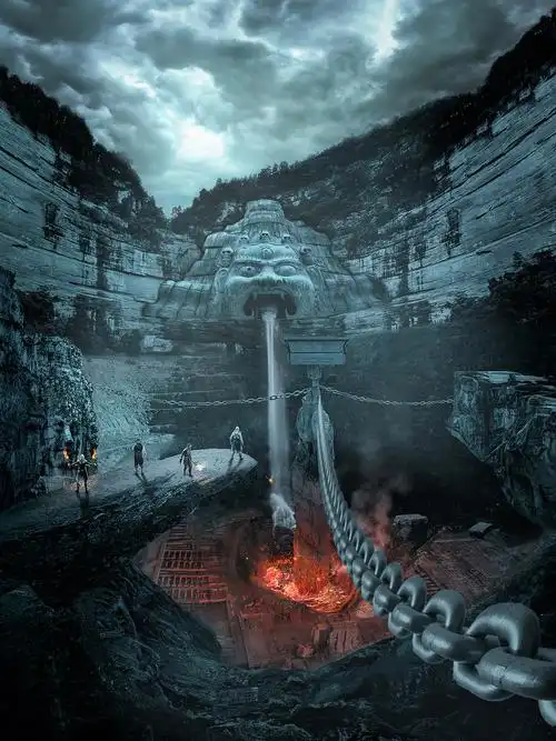 《盗墓者》创意合成海报