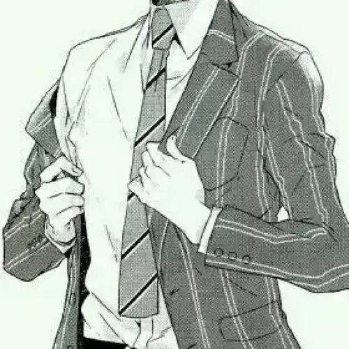 西装暴徒男头像动漫