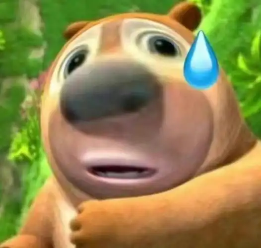 熊大熊二滴汗表情包滴汗大熊表情