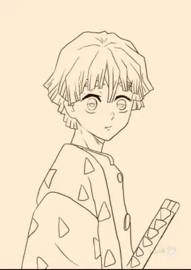 【鬼灭之刃/我妻善逸】可可爱爱的我妻善逸,呆萌呆萌的