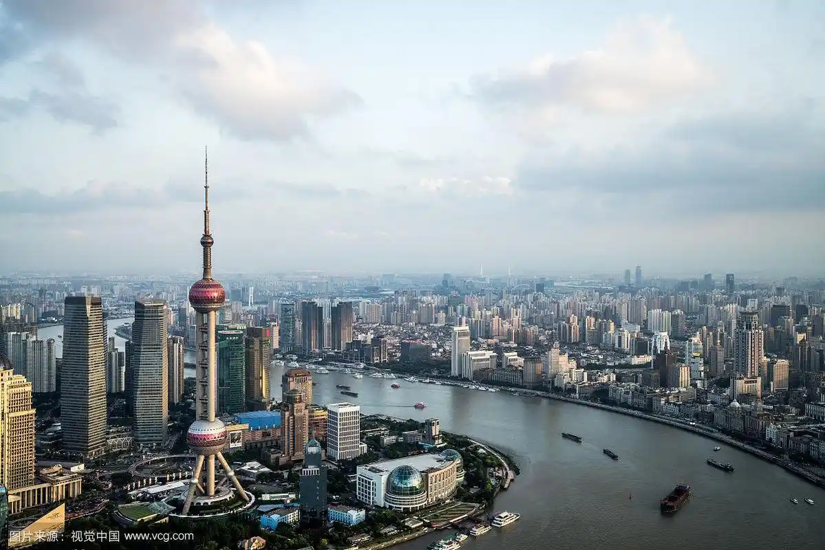 中国上海城市风光