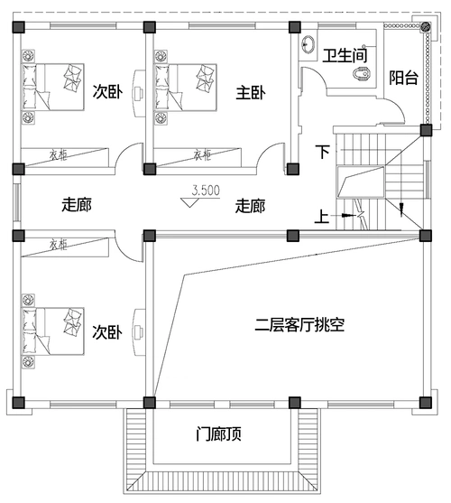 新中式三层别墅设计图平面图