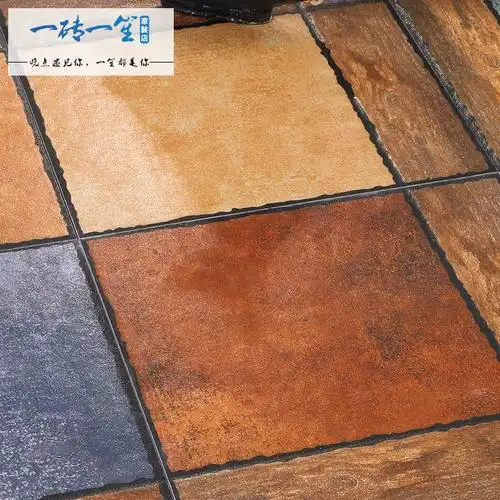 阳台瓷砖室外花园户外院子防滑全瓷耐磨仿古砖300庭院地砖美式