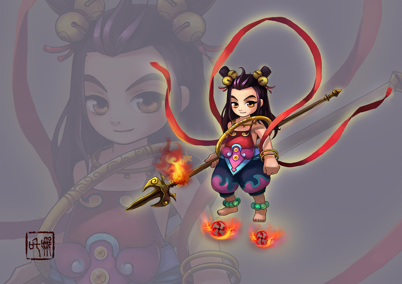 后来,如来出面和解,赐给李天王一座黄金宝塔保命,同