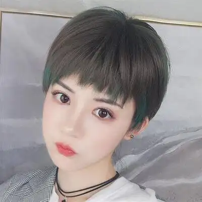 00:00女生中性假发女短发酷帅气假小子假发潮流头发2020发型女流行