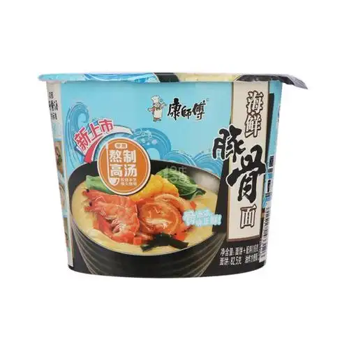 康师傅方便面 康师傅 海鲜豚骨面 116g/桶【价格 图片 品牌 报价】