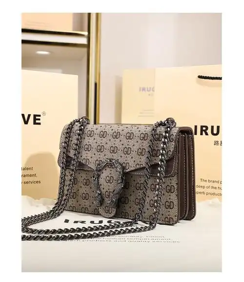 【七夕节礼物送女友】酷奇女包轻奢品牌酒神包包女包2022新款潮单肩斜