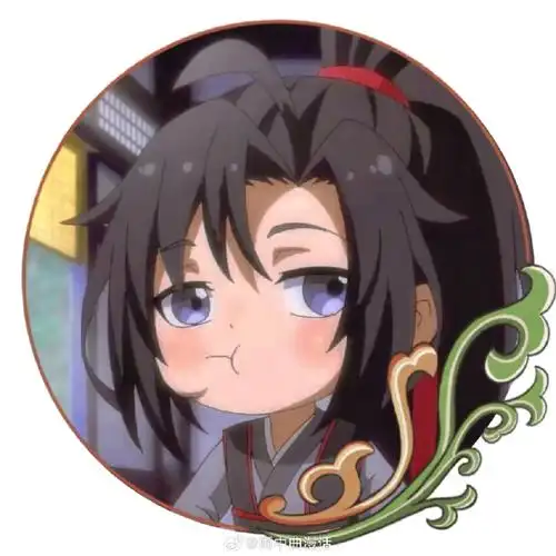 动画超话#国漫点评团##魔道祖师#自截自调可爱魏无羡&蓝忘机的q版头像