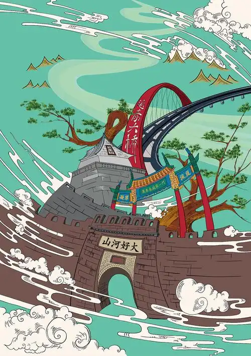 个人创作-《大好河山·张家口之大境门》