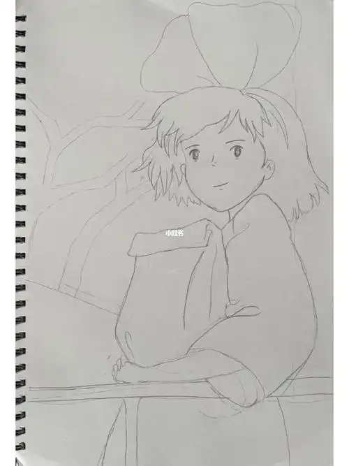 一一《魔女宅急便》宫崎骏#手绘