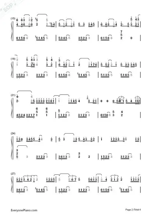 12月24日-iu双手简谱预览2