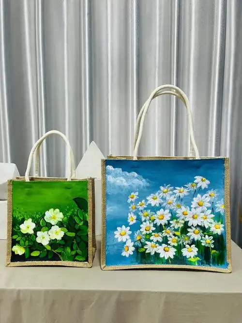 手绘帆布包