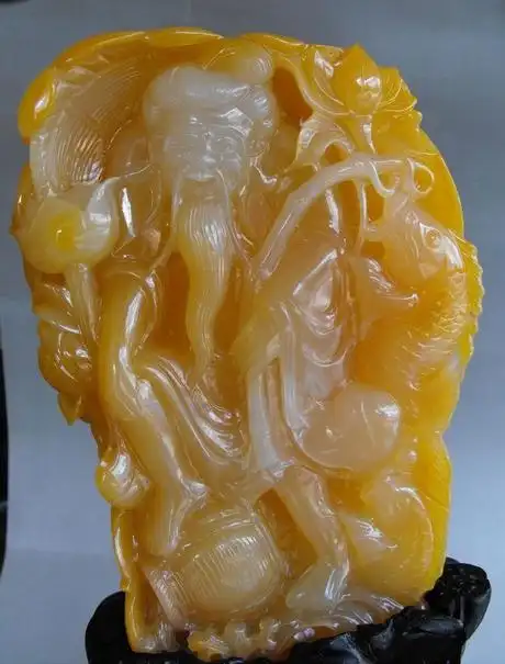 石头亦疯狂:黄龙玉有价值(图)_翡翠玉石_新浪收藏_新浪网