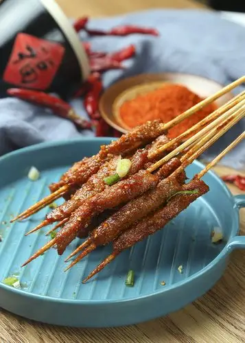 一家炸炸炸小店的菜品图片 - 咋感觉这串串像烧烤哈哈 - 第一次传照片