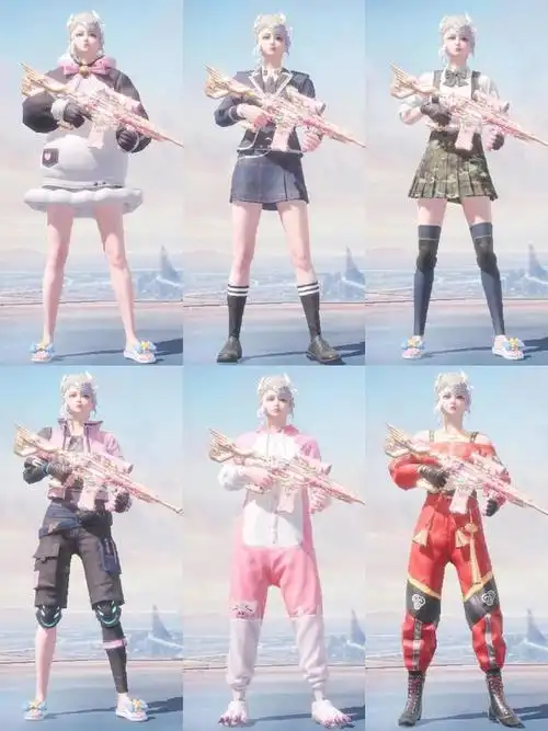 贵妇头搭配效果!    #和平精英