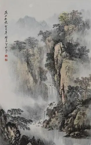 八十年代初拜著名山水画家郭传璋为师学习山水画,经过多年磨练深得