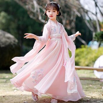 古装汉服女夏天女童民族服装10岁小女孩中国风襦裙夏季中大童仙女裙