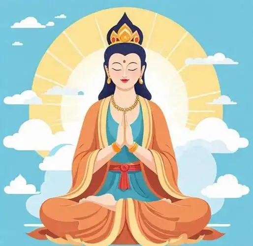 观音赠你一座金山!众生有缘接福气金山心怀慈悲广结善缘福慧双修