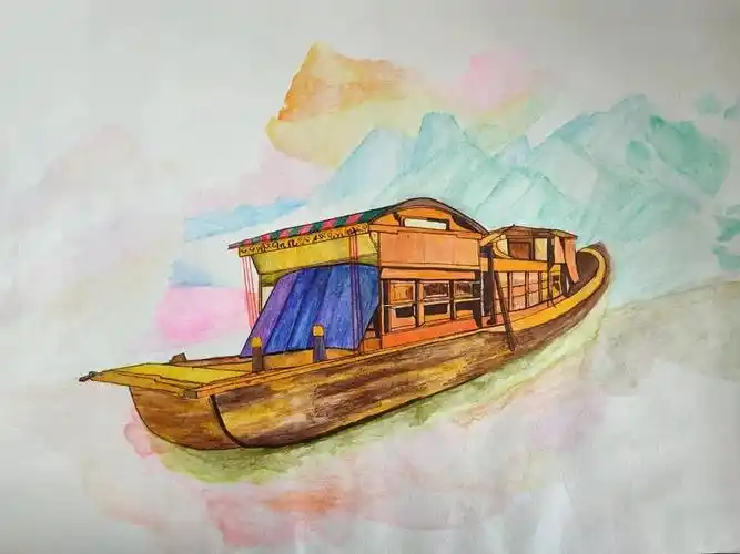 南通工贸技师学院建筑教研室开展百年征程61红色印记手绘活动