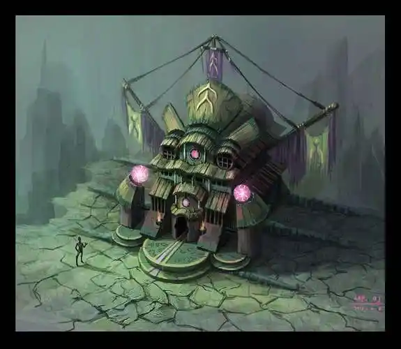 场景概念图|插画|游戏原画|隐身中art - 原创作品 - 站酷 (zcool)