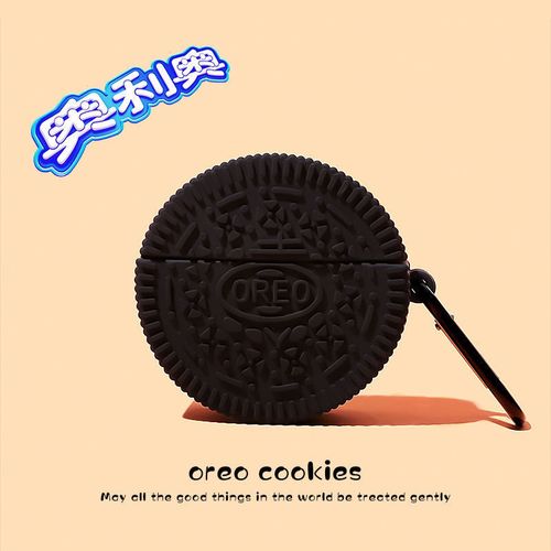 奥利奥新款airpods4保护套苹果pro三代蓝牙无线耳机壳1/2代可爱潮