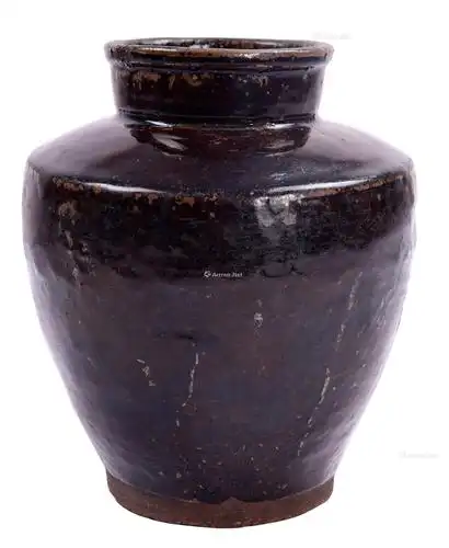 1054 宋代酱釉罐 (一件)