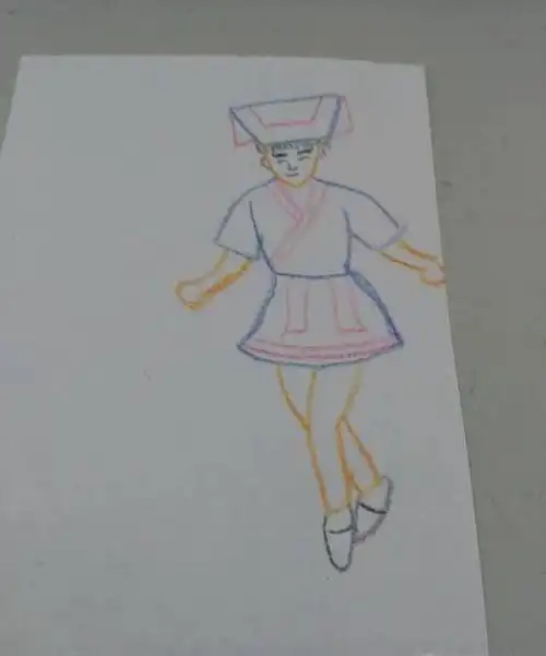 如何画壮族三月三简笔画