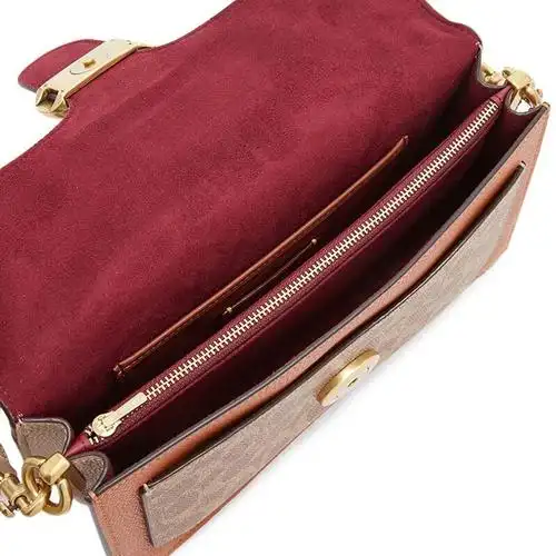 coach/蔻驰 女包 奢侈品 专柜款tabby 26号酒神包 皮质信封包手提单肩