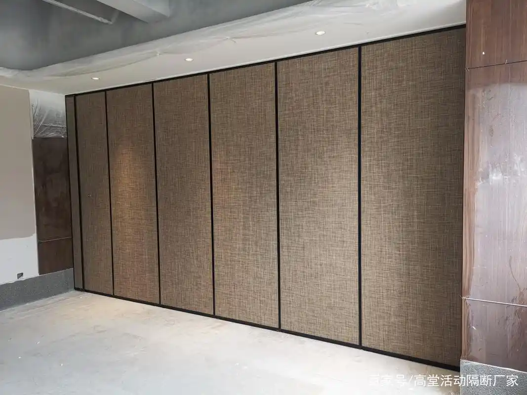 布艺硬包活动隔断屏风